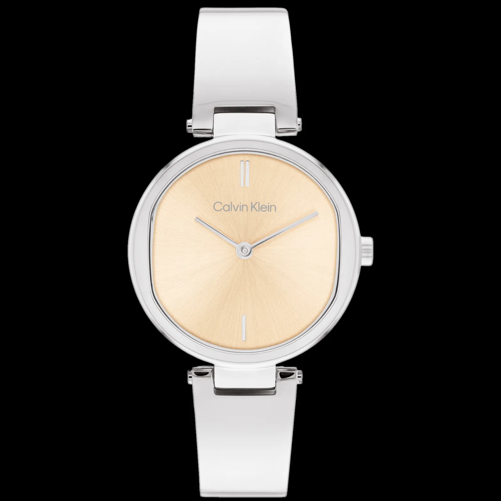 Dourado Rosa E Aco Com Bangle-Calvin Klein Watches Discount
