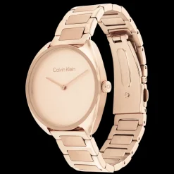Dourado Rosa Em Aco-Calvin Klein Watches Clearance