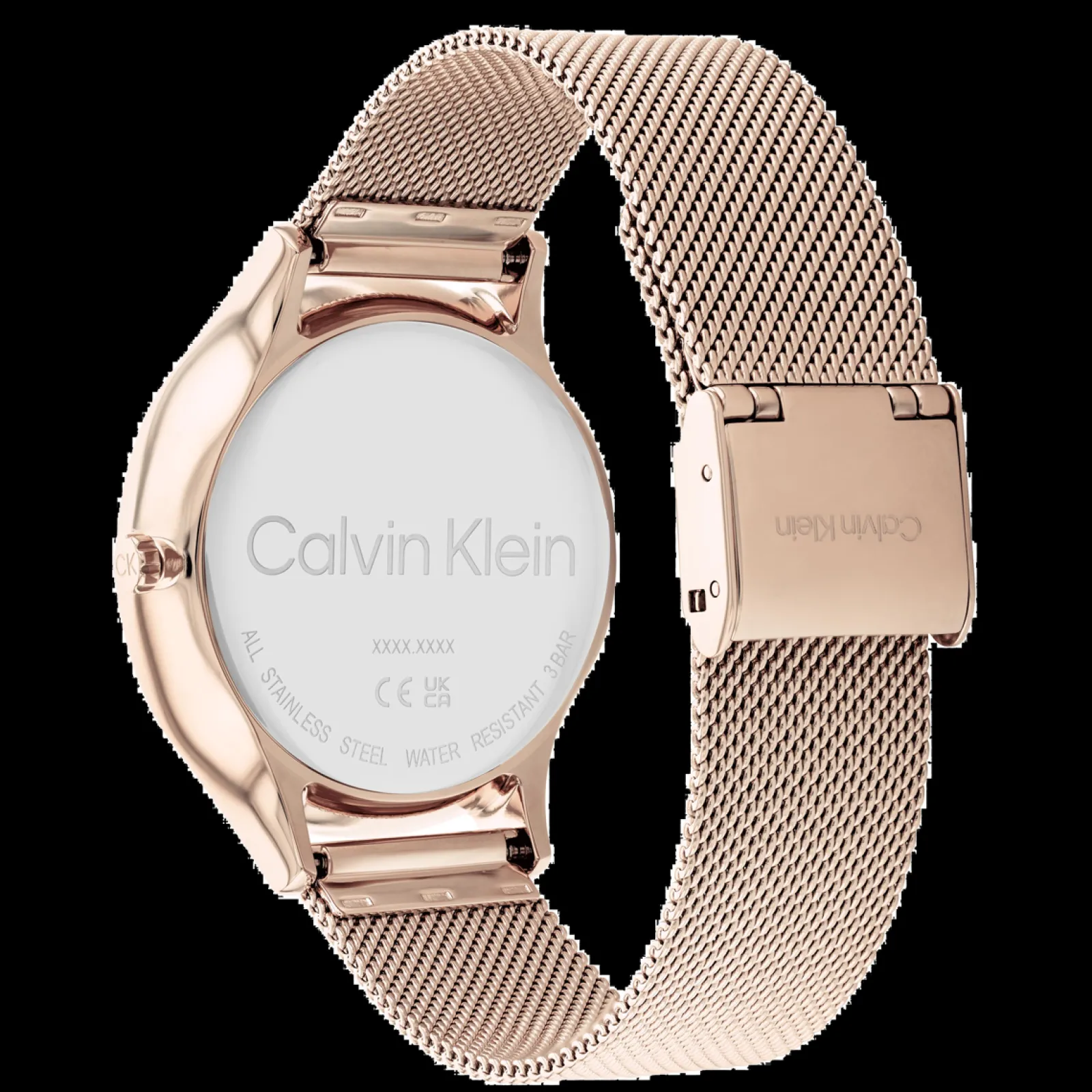 Dourado Rosa Em Malha Milanesa-Calvin Klein Watches Hot