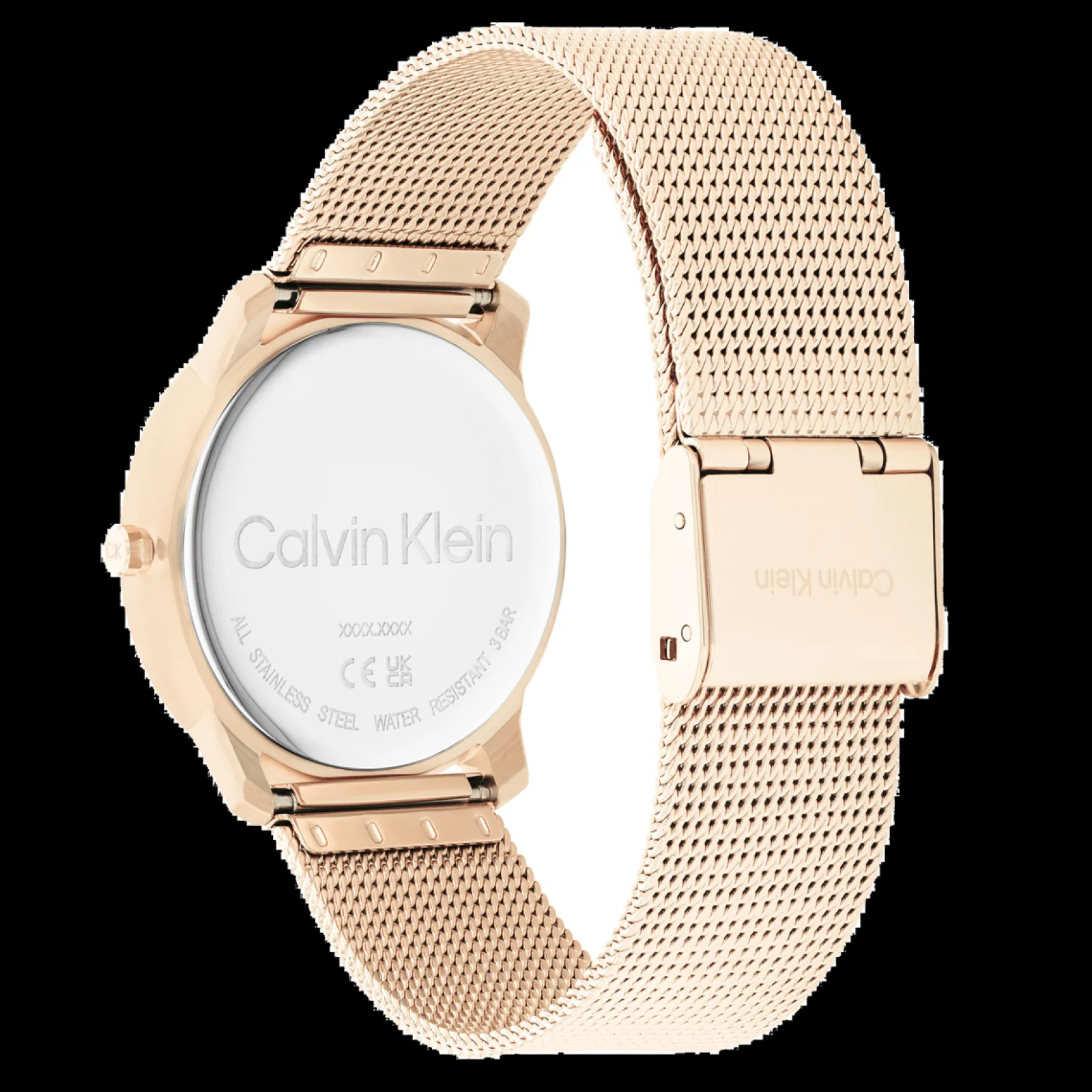 Dourado Rosa Em Malha Milanesa-Calvin Klein Watches Flash Sale