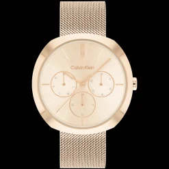 Dourado Rosa Em Malha Milanesa-Calvin Klein Watches Flash Sale