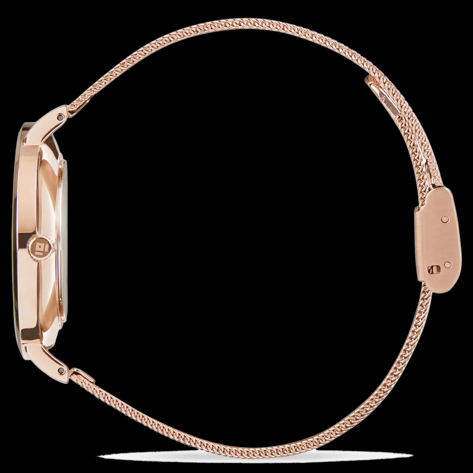Relogio Unique Dourado Rosa E Mad-Eletta Flash Sale