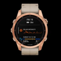 Fenix 7S Sapphire Solar Tit. Rose Gold-Garmin Shop