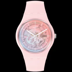 Fleetingly Pink Pay!-Swatch Fashion
