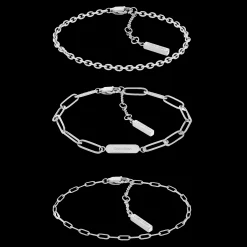 Gift Set Pulseiras Em Aco-Calvin Klein Jewelry Fashion