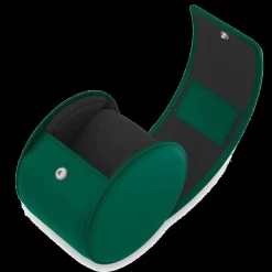 Green Leather Watch Roll-Kross Studio Sale