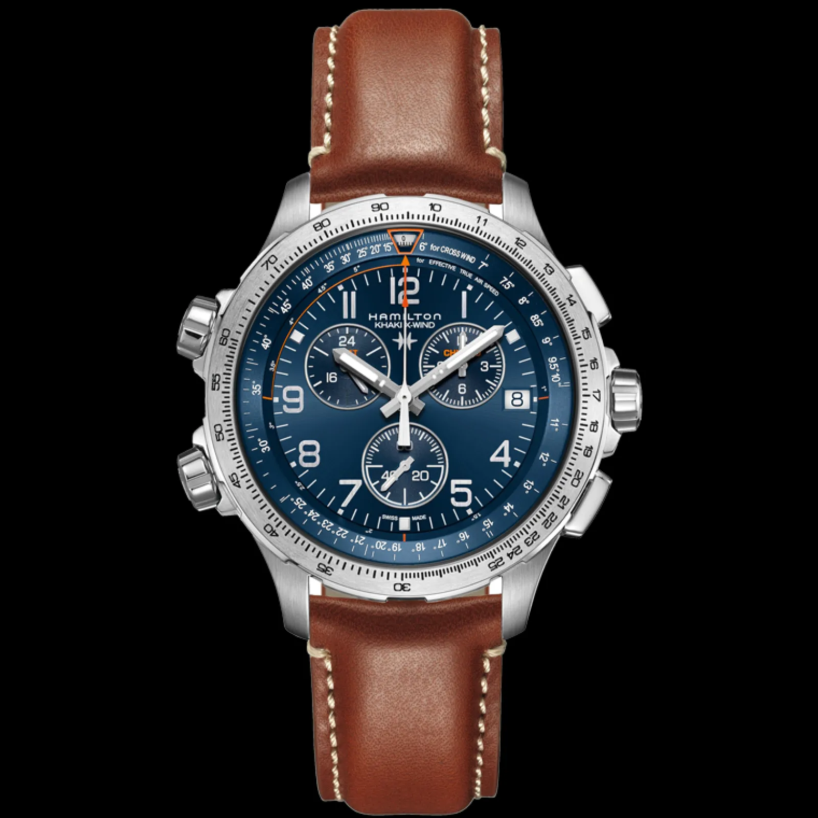 Khaki Aviation X-Wind Gmt-Hamilton Best Sale