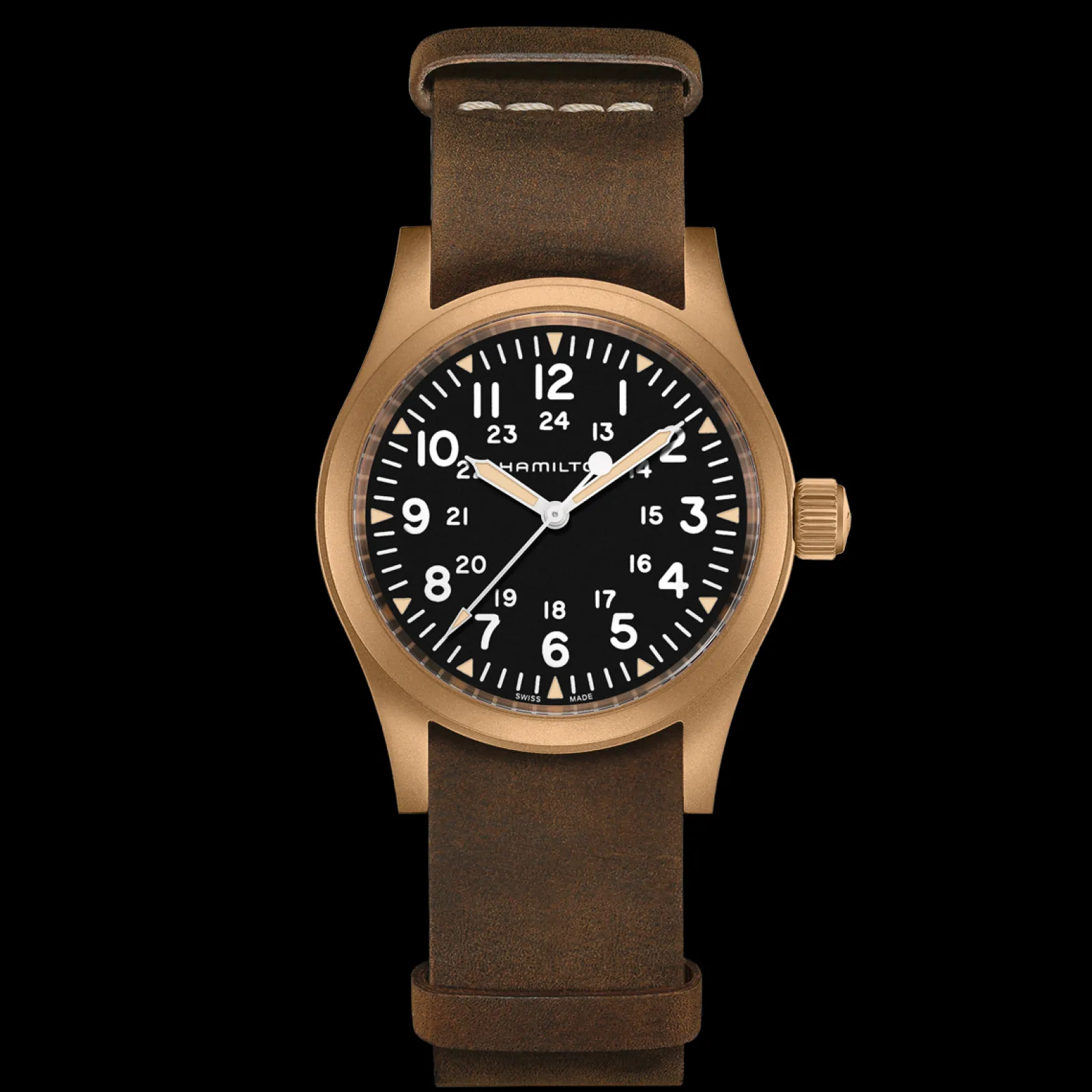 Khaki Field Mechanical Bronze-Hamilton Fashion