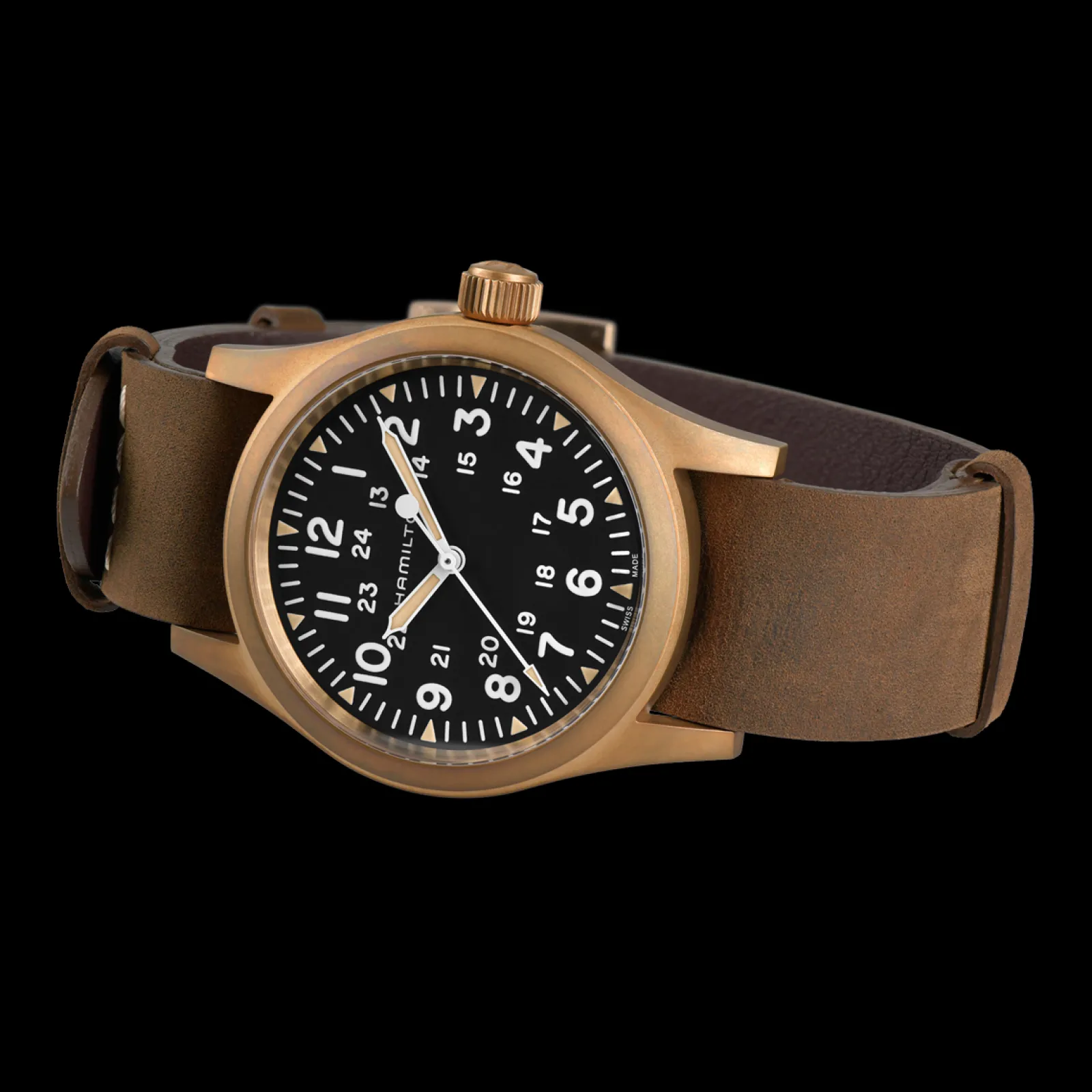 Khaki Field Mechanical Bronze-Hamilton Fashion