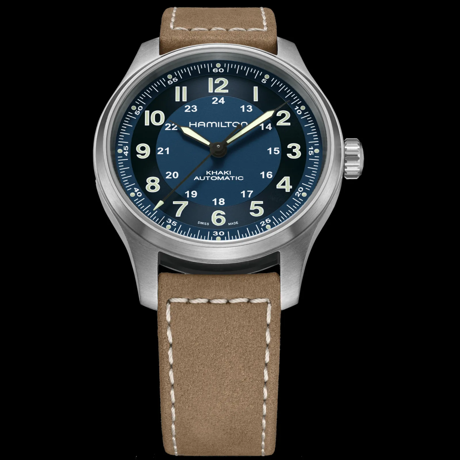 Khaki Field Titanium Auto-Hamilton New