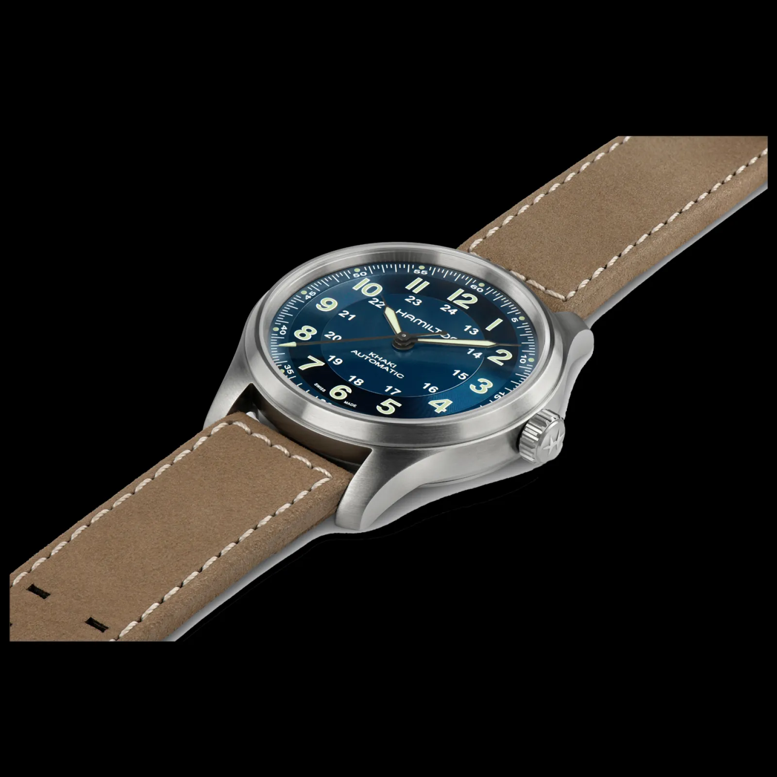 Khaki Field Titanium Auto-Hamilton New