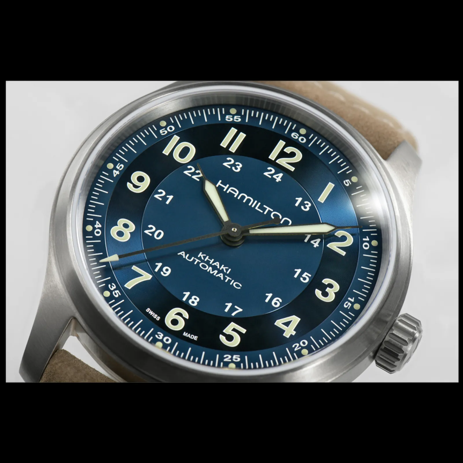 Khaki Field Titanium Auto-Hamilton New