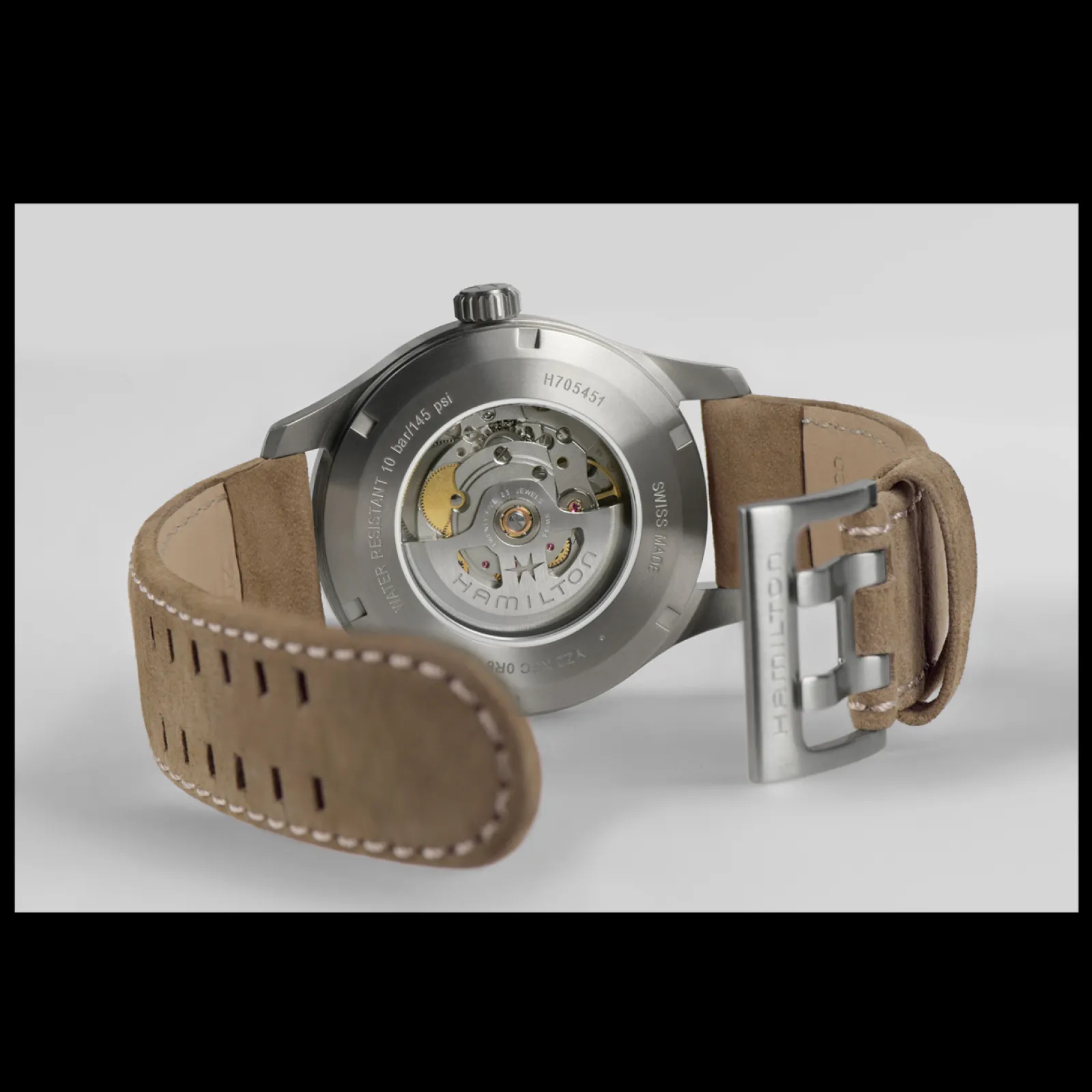 Khaki Field Titanium Auto-Hamilton New