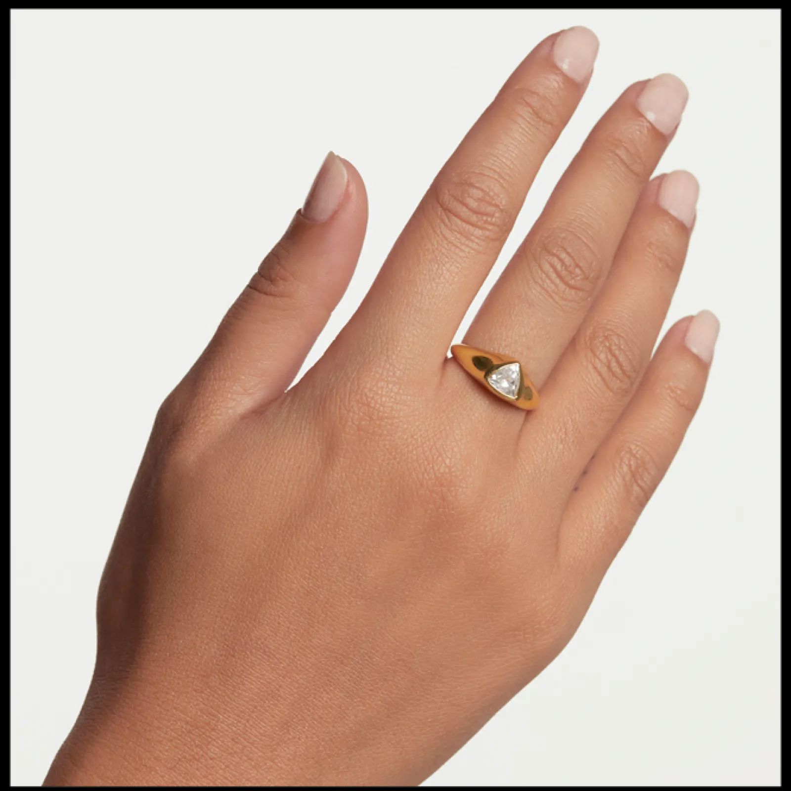 Anel Triangle Shimmer Stamp-PDPAOLA Shop