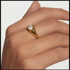 Anel Triangle Shimmer Stamp-PDPAOLA Shop
