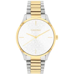 Prateado E Dourado Em Aco-Calvin Klein Watches New
