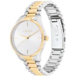 Prateado E Dourado Em Aco-Calvin Klein Watches New