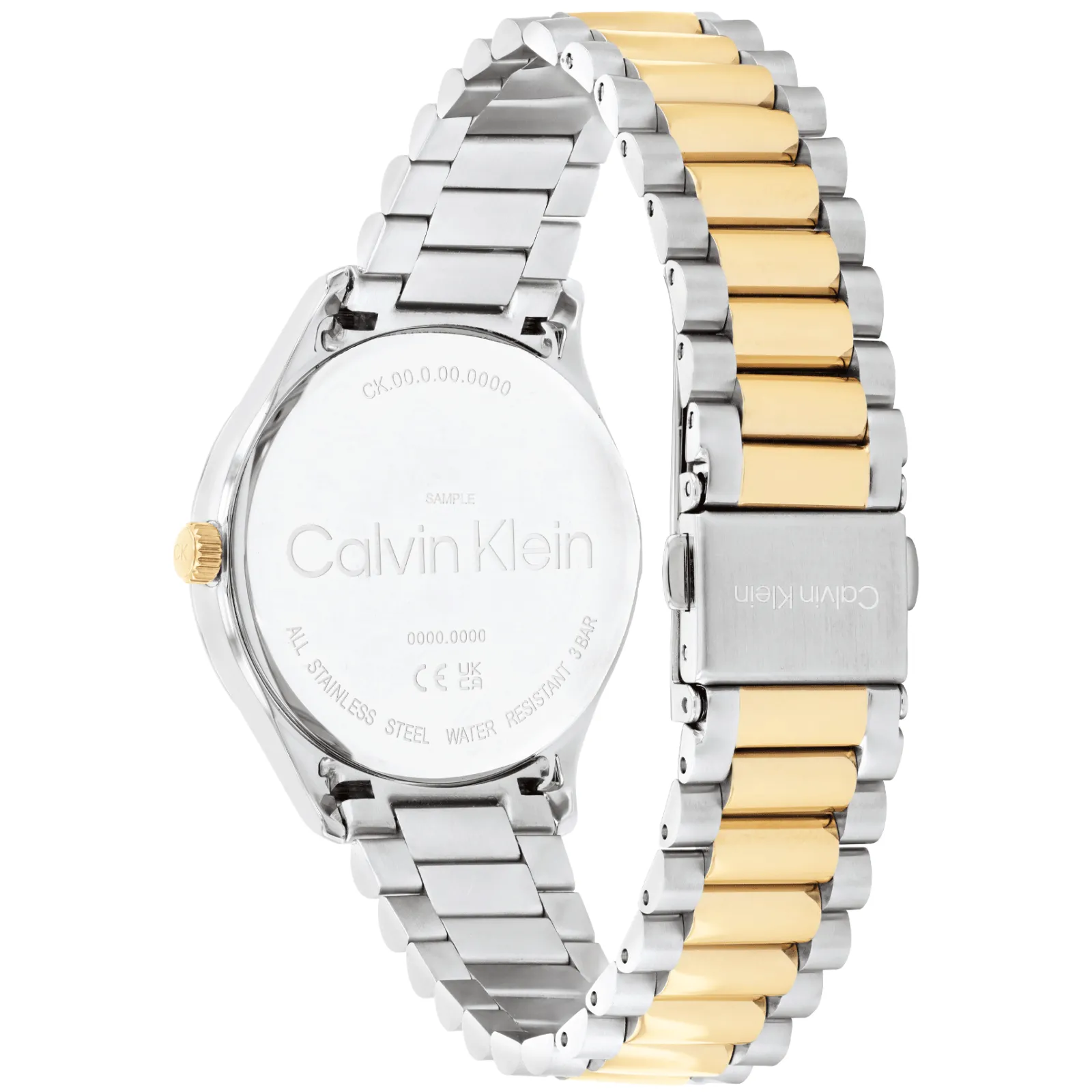 Prateado E Dourado Em Aco-Calvin Klein Watches New