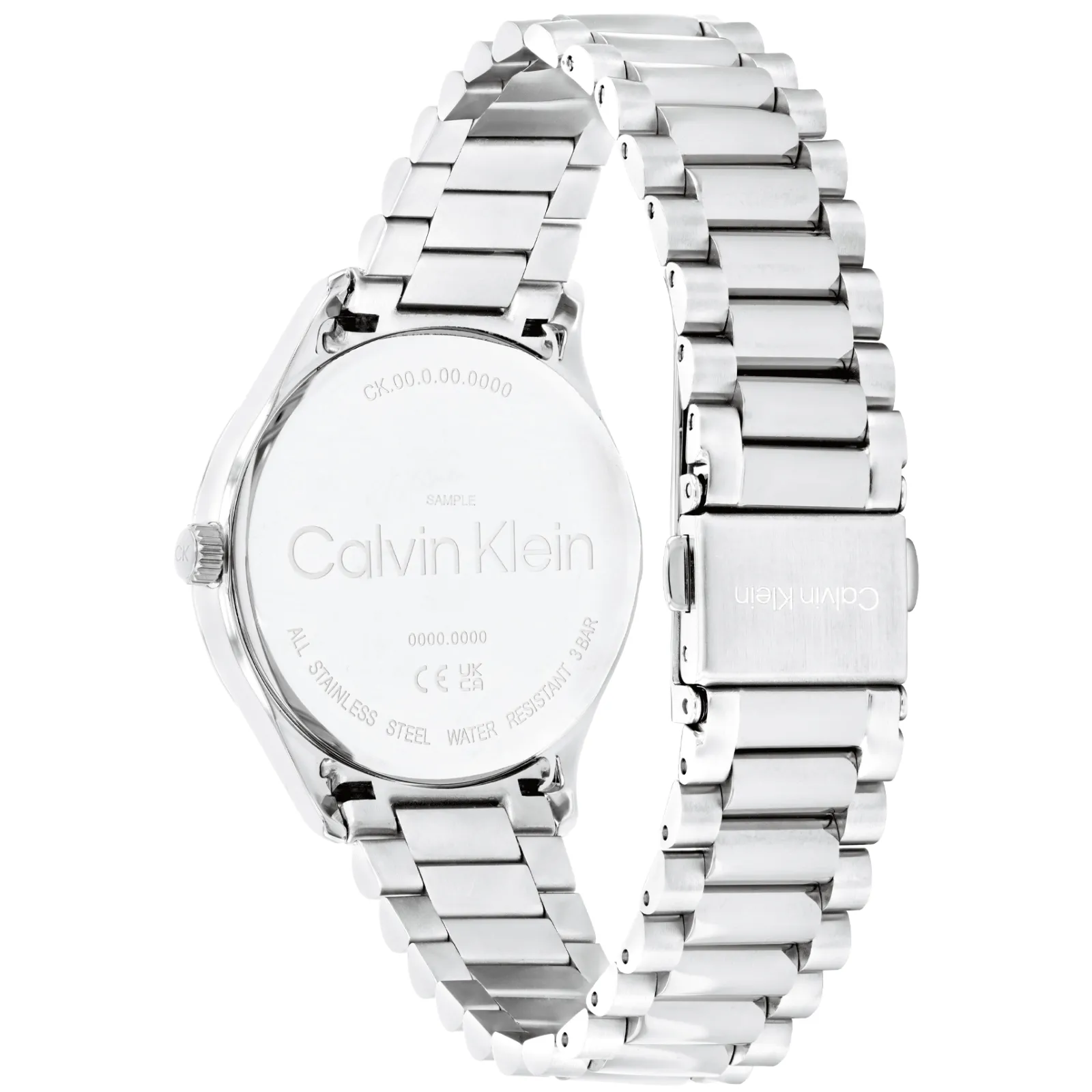 Prateado Em Aco-Calvin Klein Watches Cheap