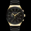 Preto E Dourado Em Silicone Preto-Calvin Klein Watches Hot