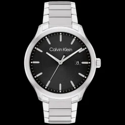 Preto E Prateado Em Aco-Calvin Klein Watches Best