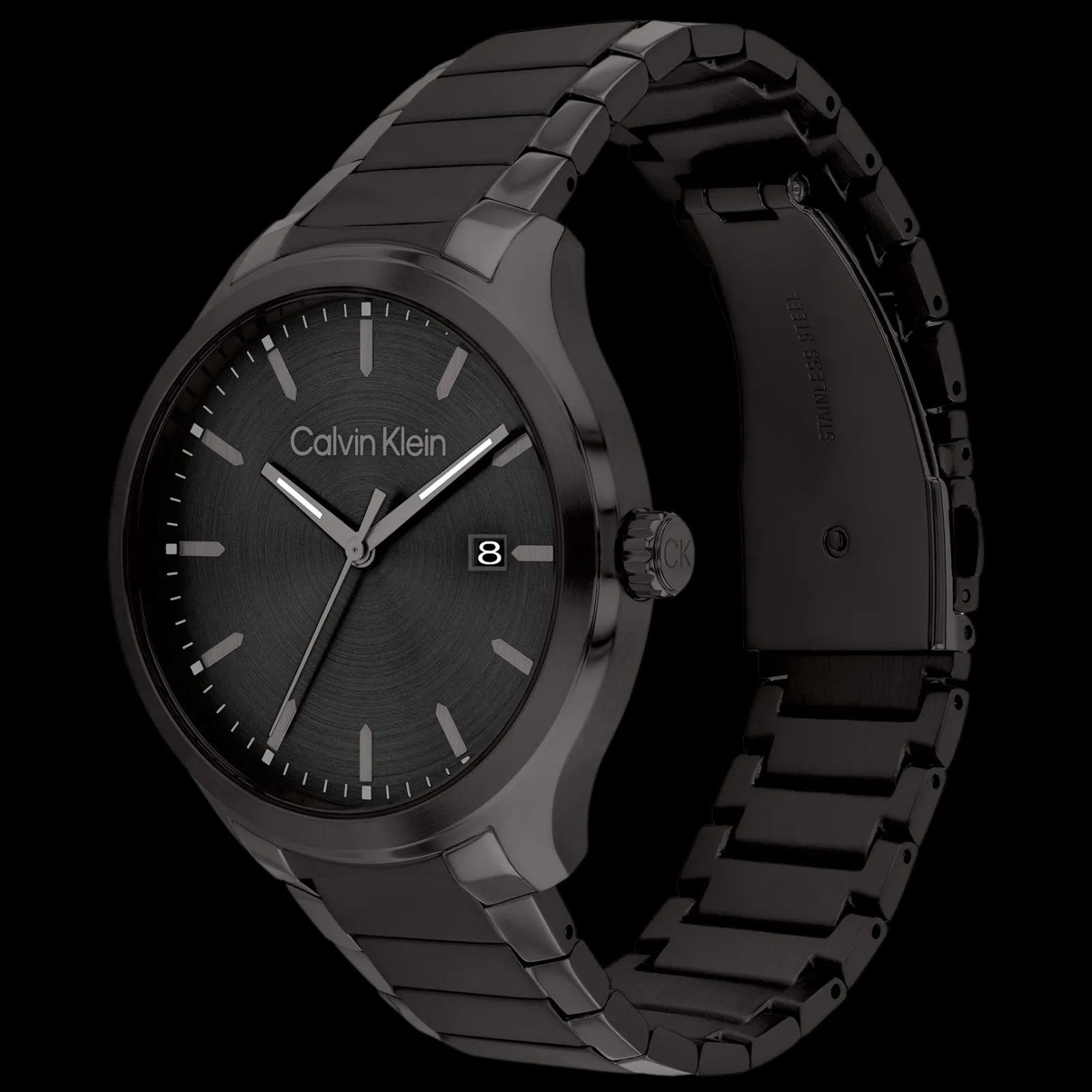 Preto Em Aco-Calvin Klein Watches Best Sale