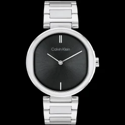 Preto Em Aco-Calvin Klein Watches Clearance
