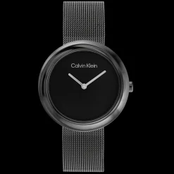 Preto Em Malha Milanesa-Calvin Klein Watches Cheap