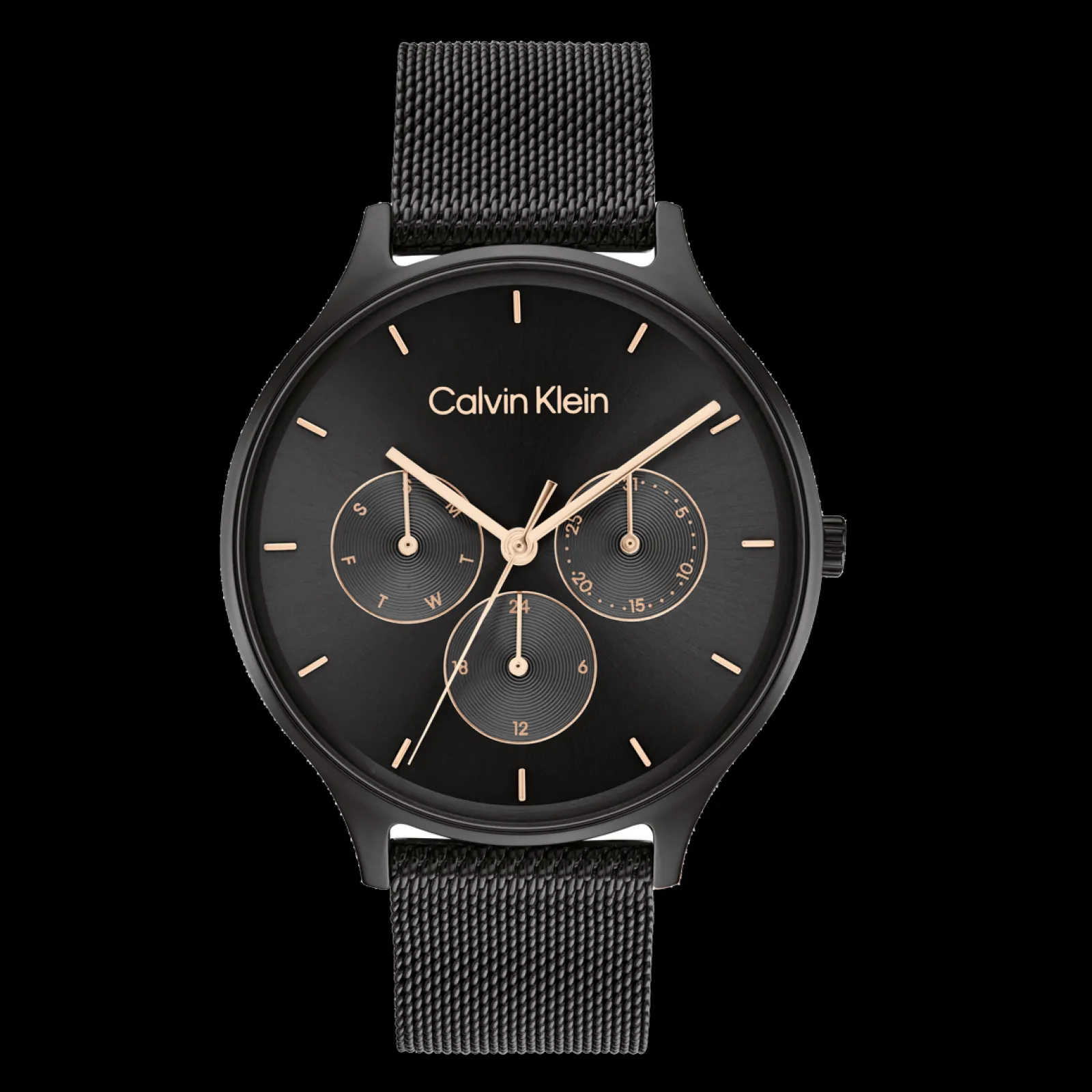 Preto Em Malha Milanesa-Calvin Klein Watches Shop