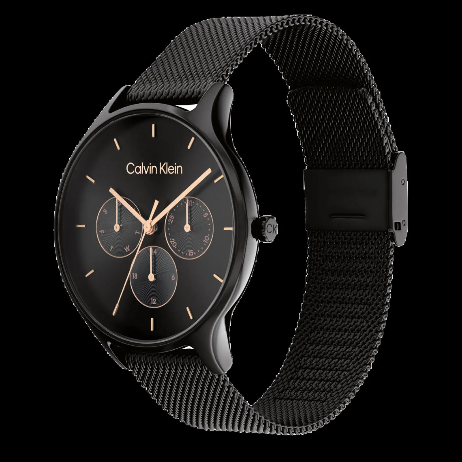 Preto Em Malha Milanesa-Calvin Klein Watches Shop