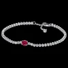 Pulseira Com Cristal Vermelho Jubileu-Pandora Shop