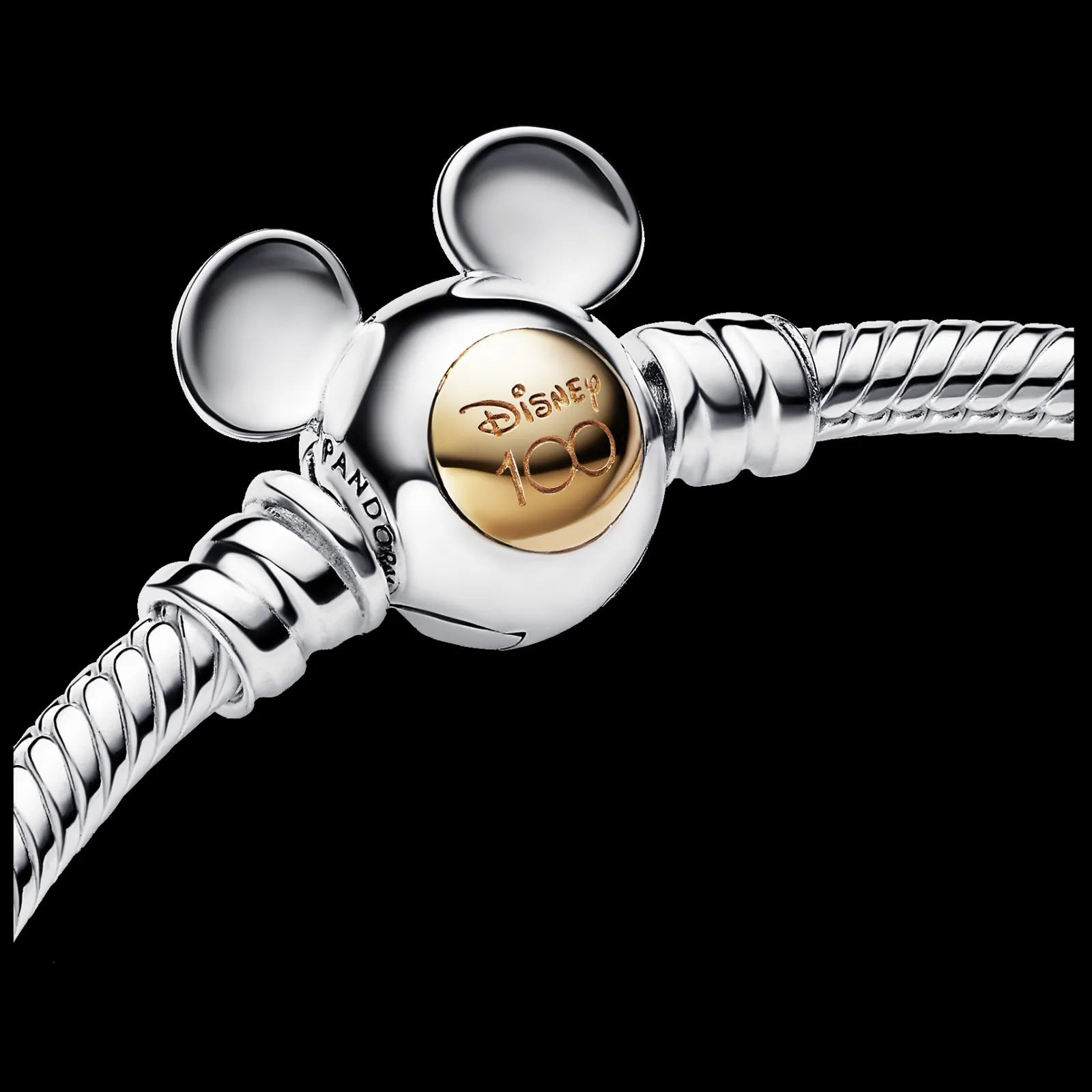 Pulseira Disney 100 Com Mickey No Fecho-Pandora Hot
