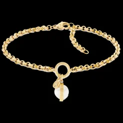 Pulseira Dourada Pendente Perola-Tommy Hilfiger Jewelry Best