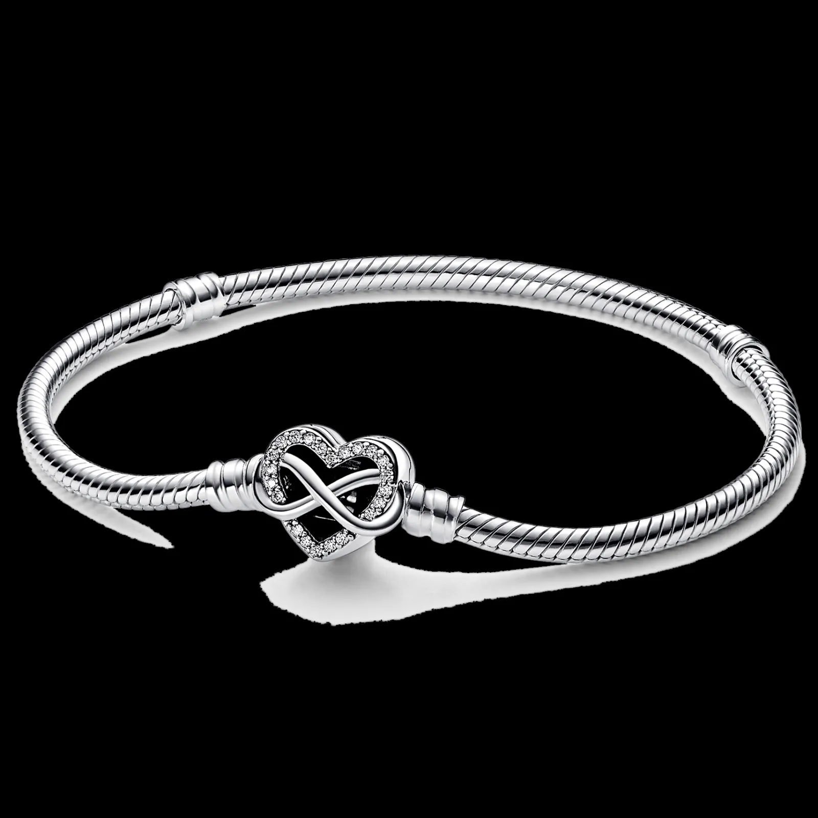 Pulseira Infinito No Fecho Com Zirconias-Pandora Best