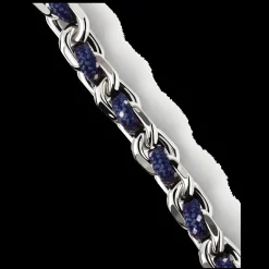 Pulseira Midnight Rope Prateada-PDPAOLA New