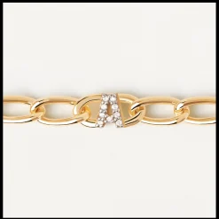 Pulseira Mini Letters A-PDPAOLA Fashion