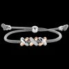 Pulseira Ouro Amarelo, Prata E Diamantes-Tirisi Moda Clearance