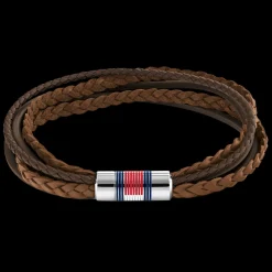 Pulseira Pele Castanha Fecho Aco Iman-Tommy Hilfiger Jewelry Fashion