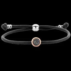 Pulseira Preta Com Or, Prata E Marcassit-Tirisi Moda Shop