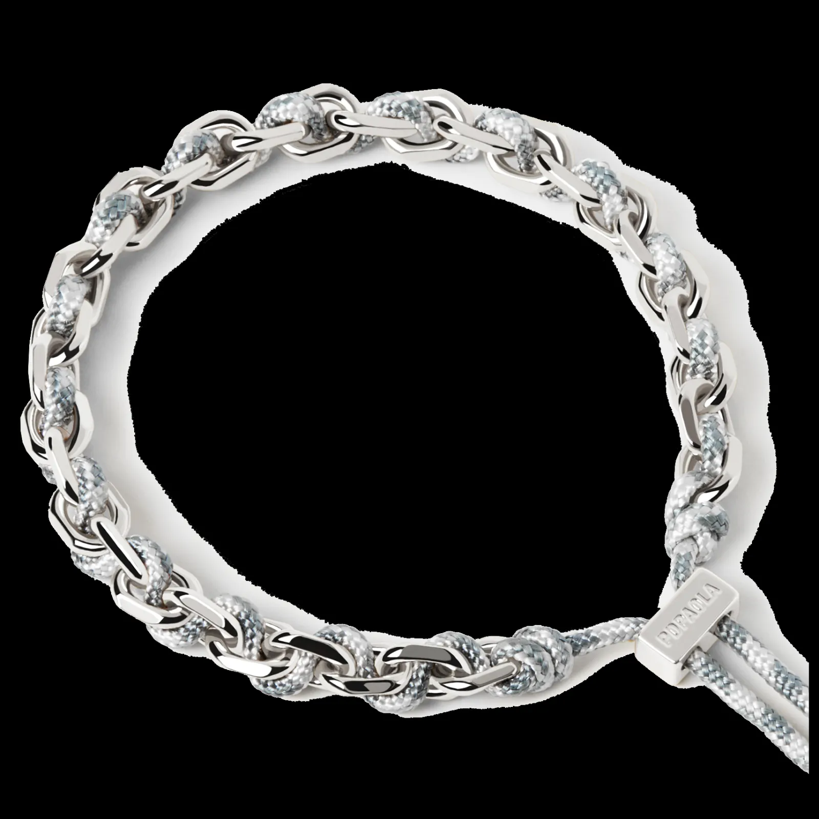 Pulseira Sky Rope Prateada-PDPAOLA Cheap