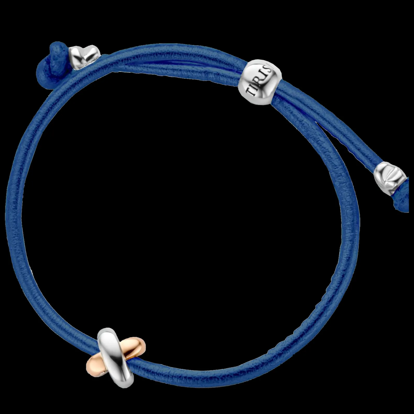 Pulseira X Azul Ouro Rosa E Prata-Tirisi Moda Discount