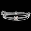 Pulseira X Cinza Or, Prata E Diamantes-Tirisi Moda Cheap