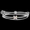 Pulseira X Cinza Ouro Rosa E Prata-Tirisi Moda Outlet