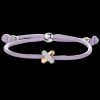Pulseira X Lilas Or, Prata E Diamantes-Tirisi Moda Clearance