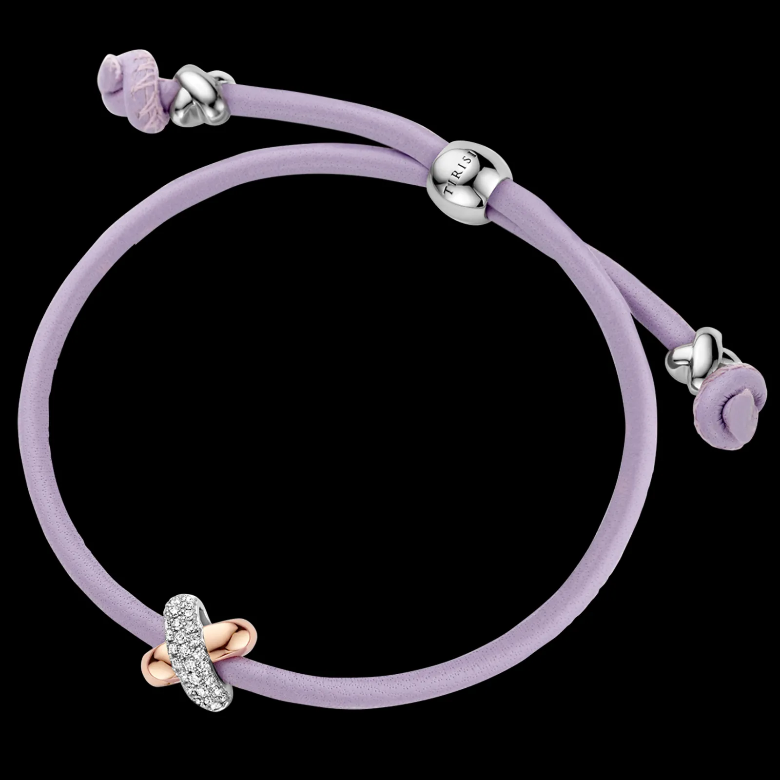 Pulseira X Lilas Or, Prata E Diamantes-Tirisi Moda Clearance
