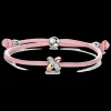 Pulseira X Rosa Or, Prata E Diamantes-Tirisi Moda Flash Sale