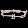 Pulseira X Rosinha Or, Prata E Diamantes-Tirisi Moda Store