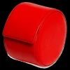 Red Leather Watch Roll-Kross Studio Outlet