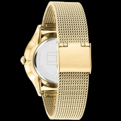 Relogio Aco Dourado Malha Milanesa-Tommy Hilfiger Watches Hot