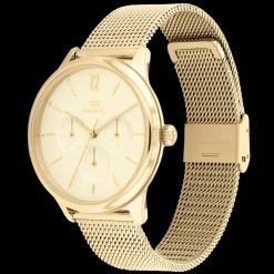 Relogio Aco Dourado Malha Milanesa-Tommy Hilfiger Watches Hot